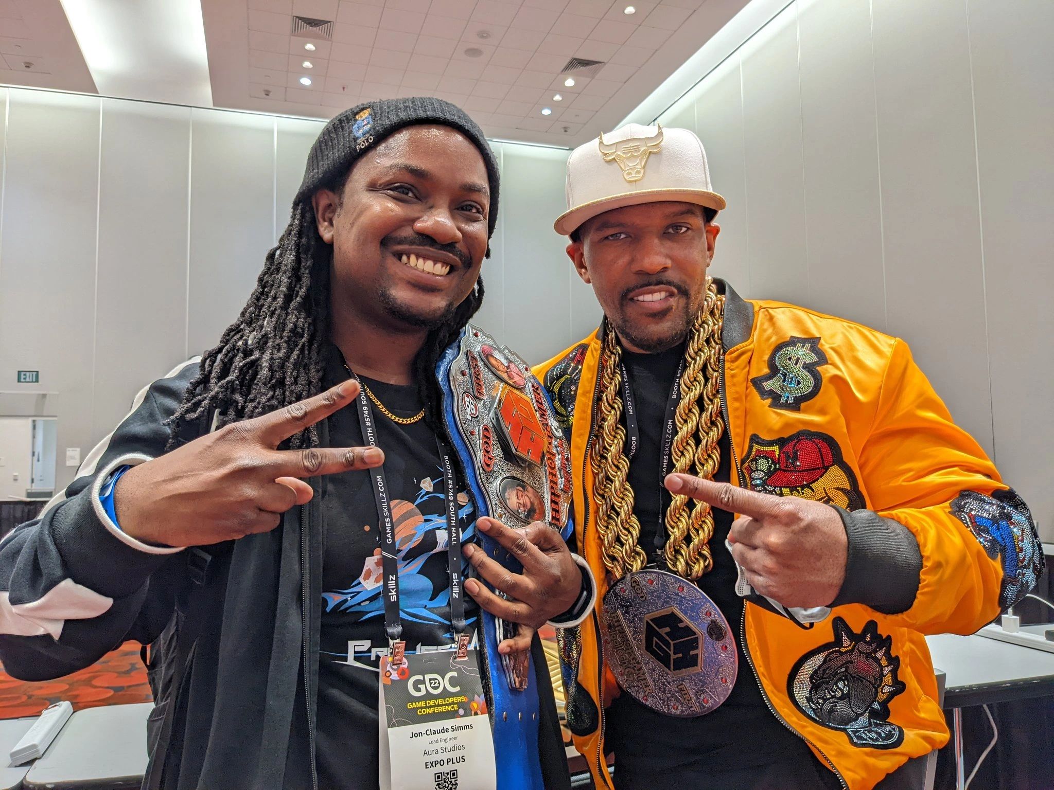 Jon-Claude Simms with Hip Hop Gamer — one of gaming's most recognizable personalities and a longtime voice for diversity and culture in the industry.