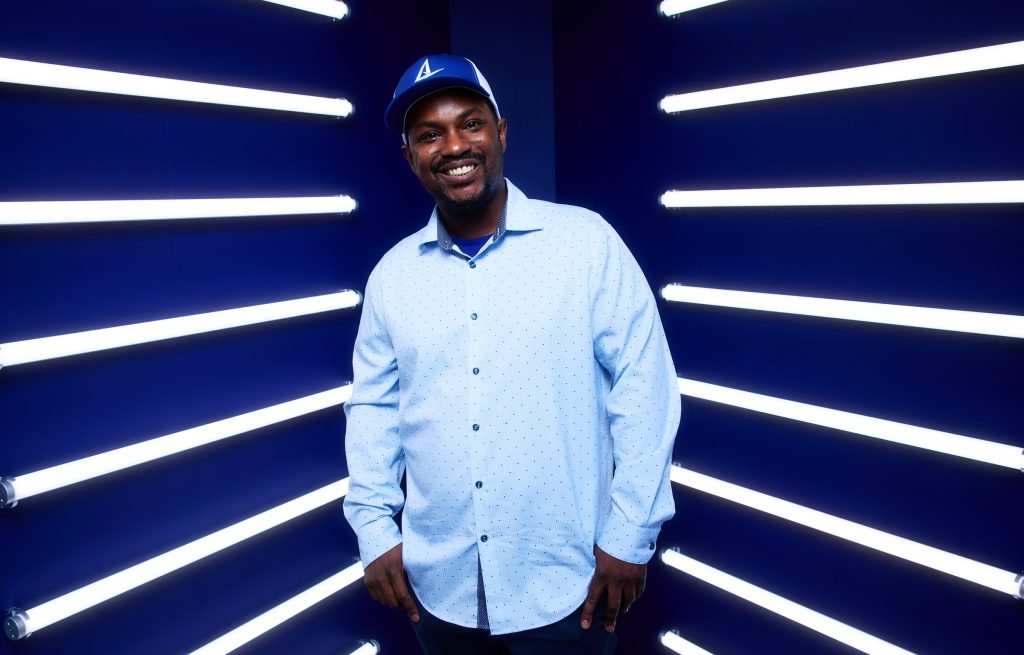 Jon-Claude Simms at an iicon 2026 photo booth