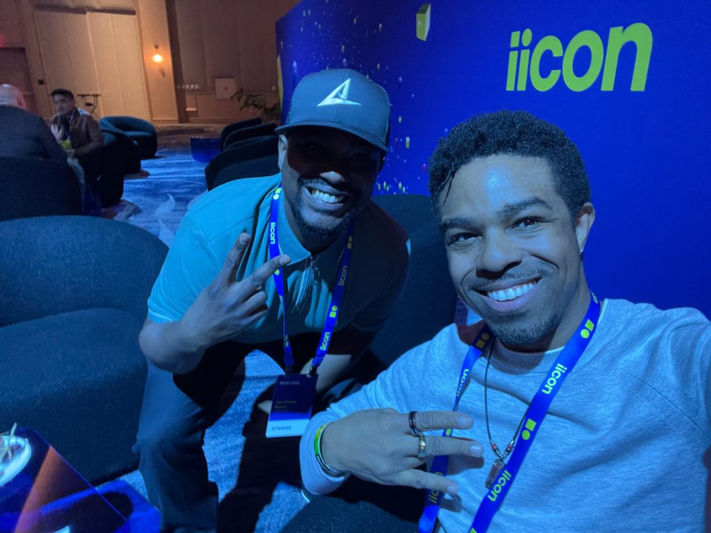 Jon-Claude Simms and Chase Bethea at iicon 2026