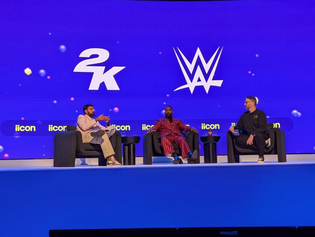Ronnie 2k and Montez Ford on stage at iicon